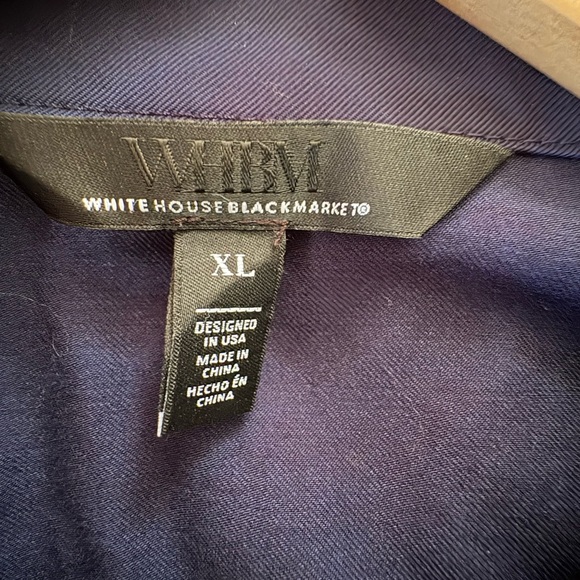 White House Black Market Navy Utility Jacket - Picture 8 of 8